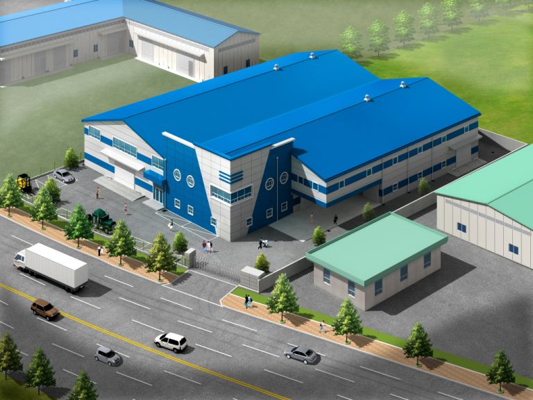 공장 건축설계(미우실업)